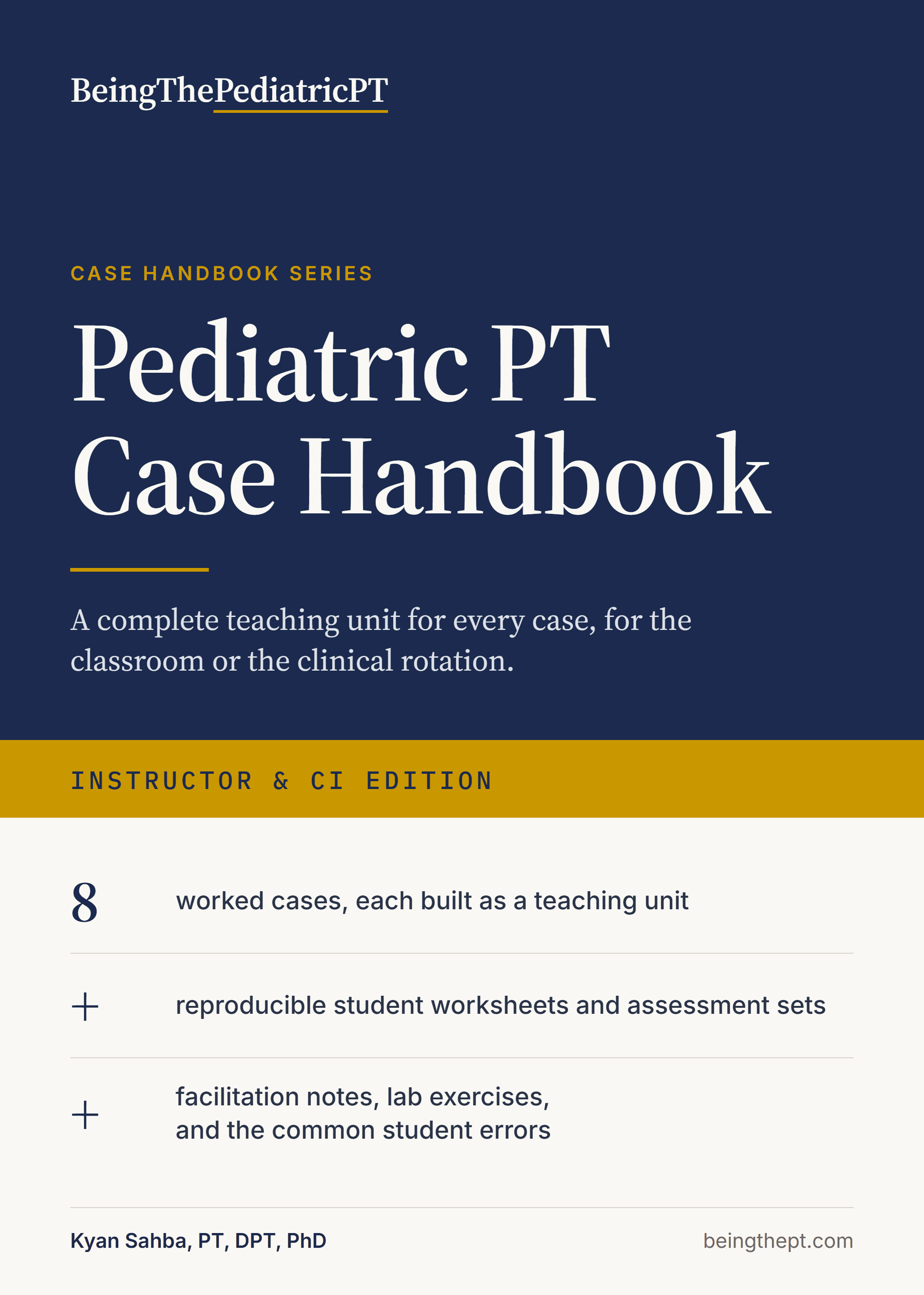 Case Handbook, Instructor Edition, cover