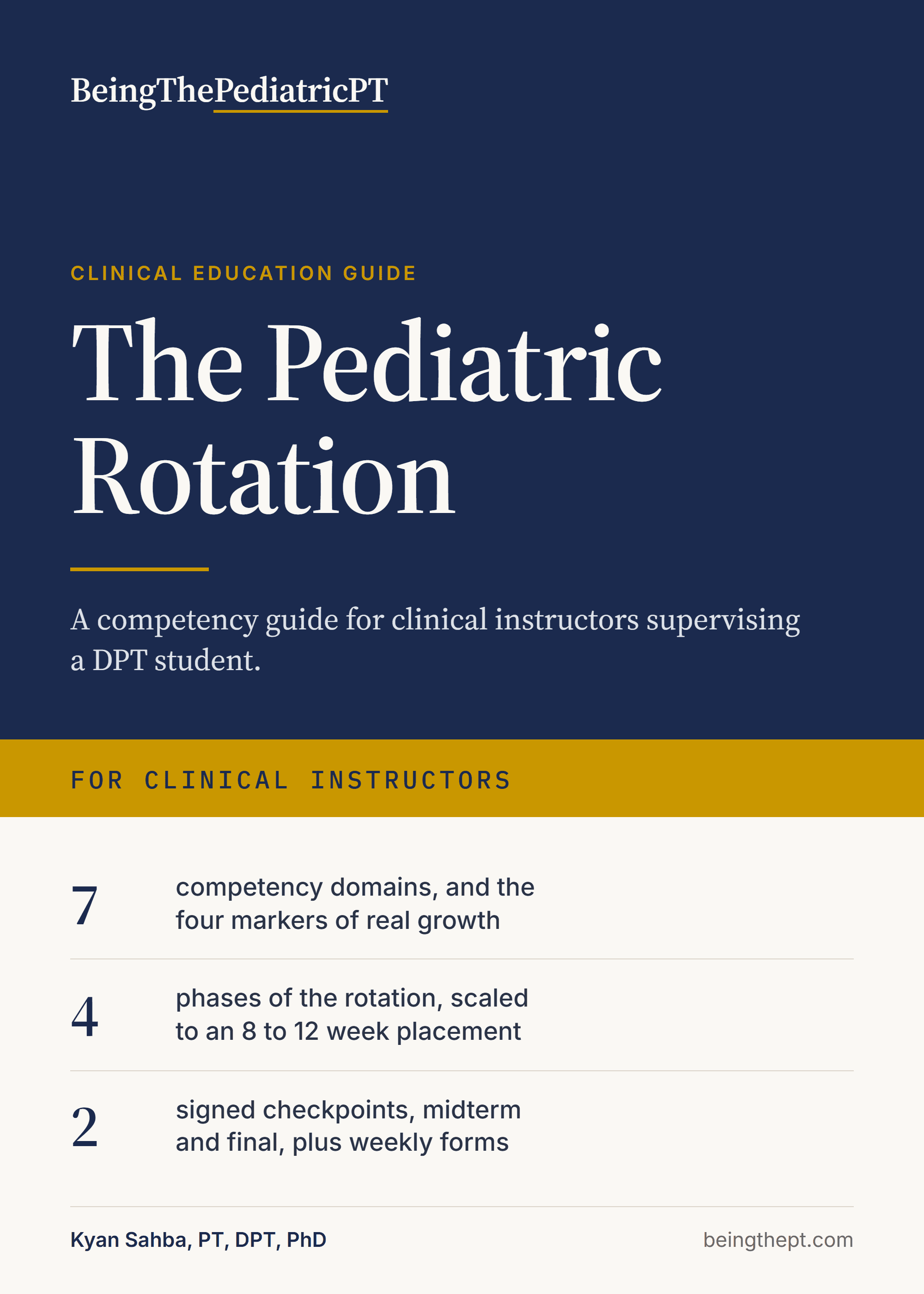 The Pediatric Rotation, cover